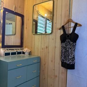 2 FOR $20 DEAL / Chocolate Brown Zebra Y2K Mini Dress Animal‎ Print / PVDEAL